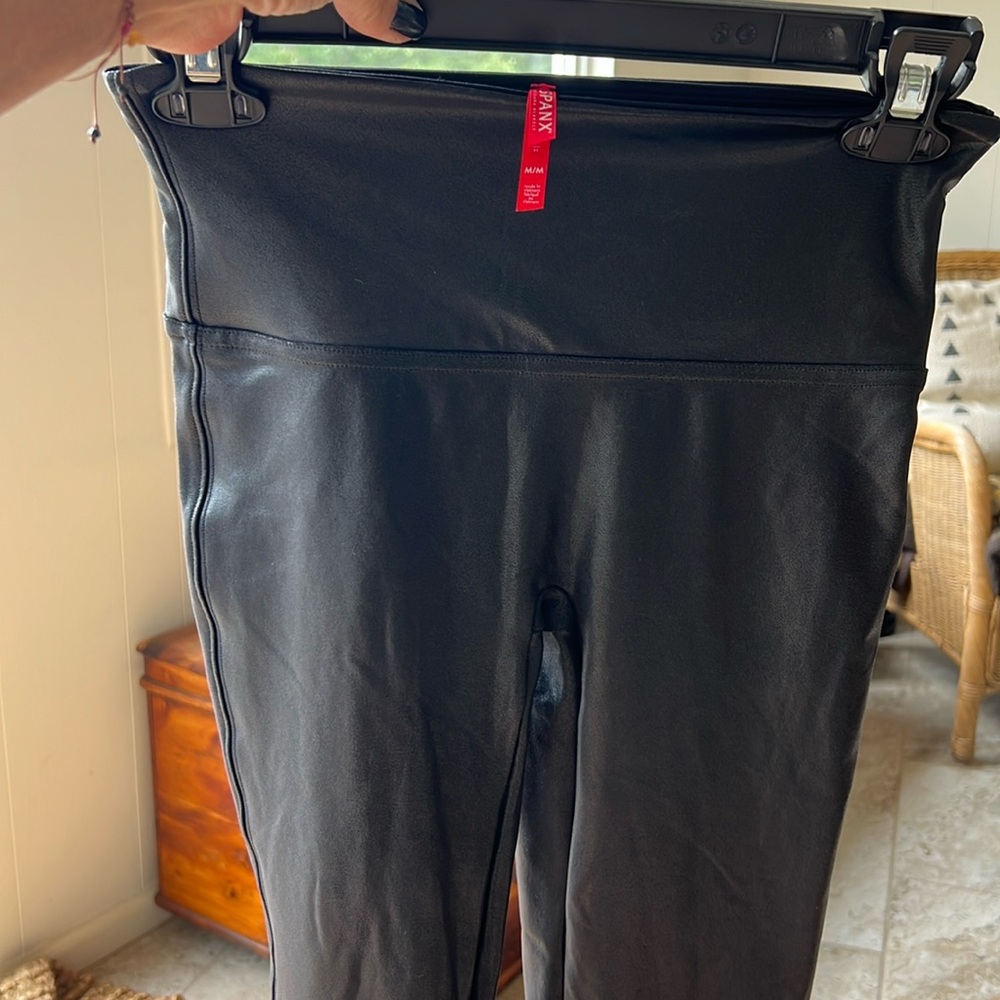 SPANX Faux Leather Leggings